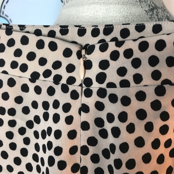 Nude & Black polka dot BCBGeneration Skirt - Picture 4 of 5